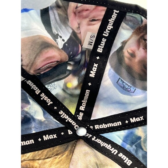 Lot (2) Grassroots California Hats Snap Back S/M His and Hers Baby Blue Dogs - Picture 7 of 10